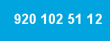 920 102 51 12